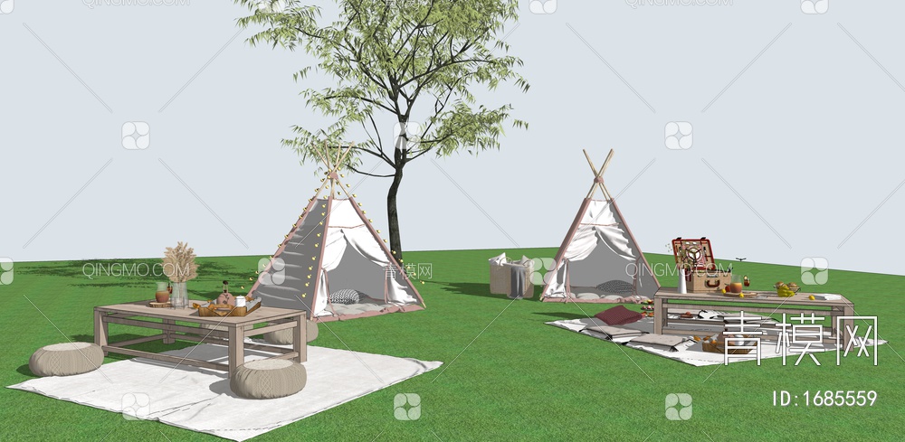 景观帐篷 野餐露营 户外烧烤 网红摄影地 摄影打卡