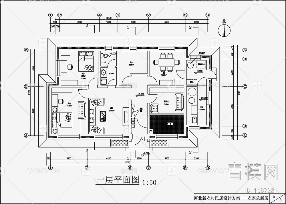 别墅设计效果图 施工图