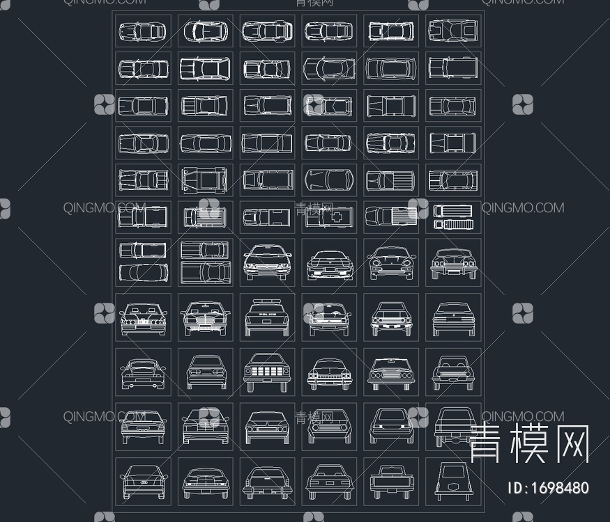 266款人物汽车CAD图库