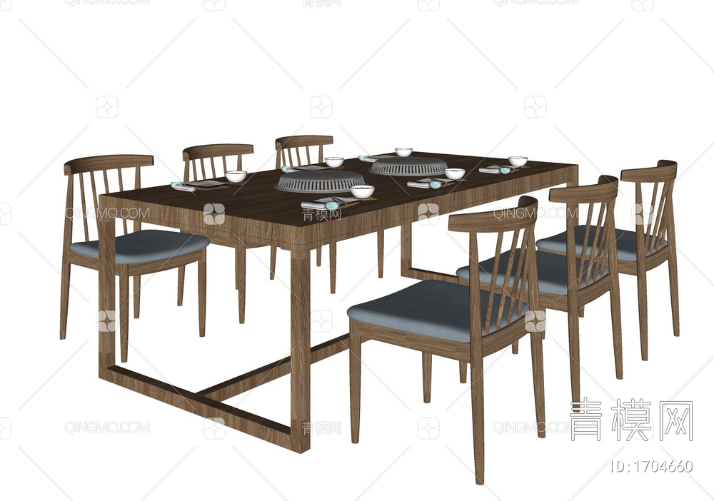 餐桌椅组合 火锅店餐桌椅 餐厅桌椅