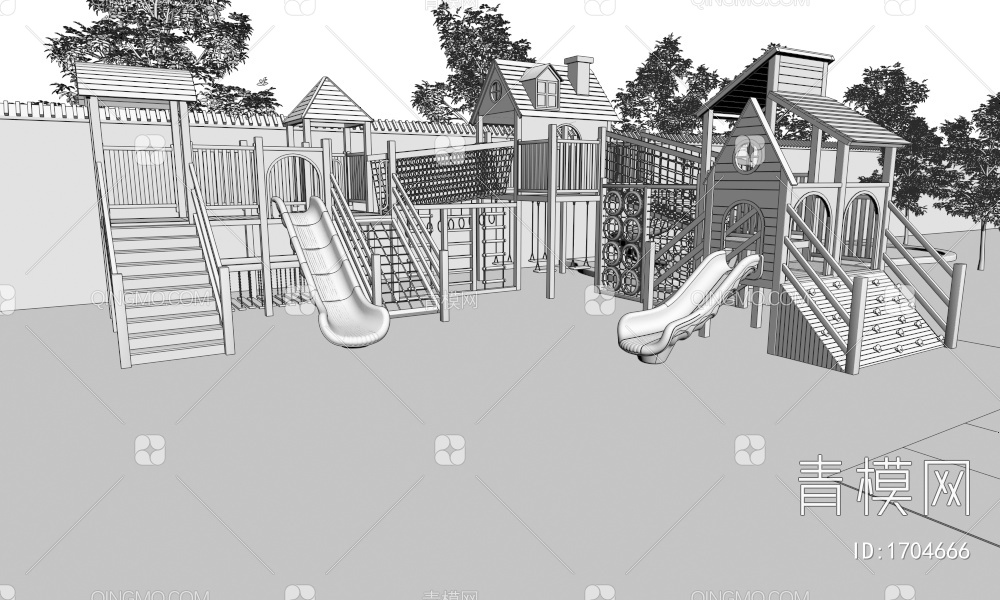 滑梯 沙池 木屋 小屋 攀爬 木质玩具 体能训练 幼儿园玩具 幼儿园滑梯 幼儿园户外 校园
