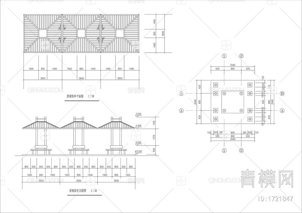 厕所管理房建筑施工图