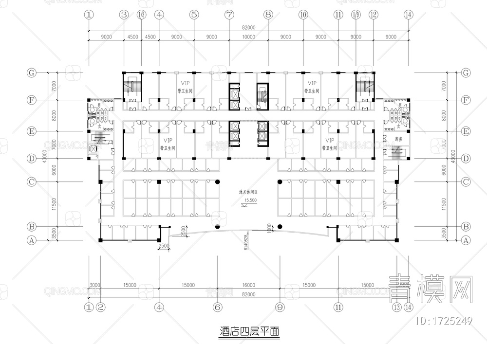 高层酒店建筑图