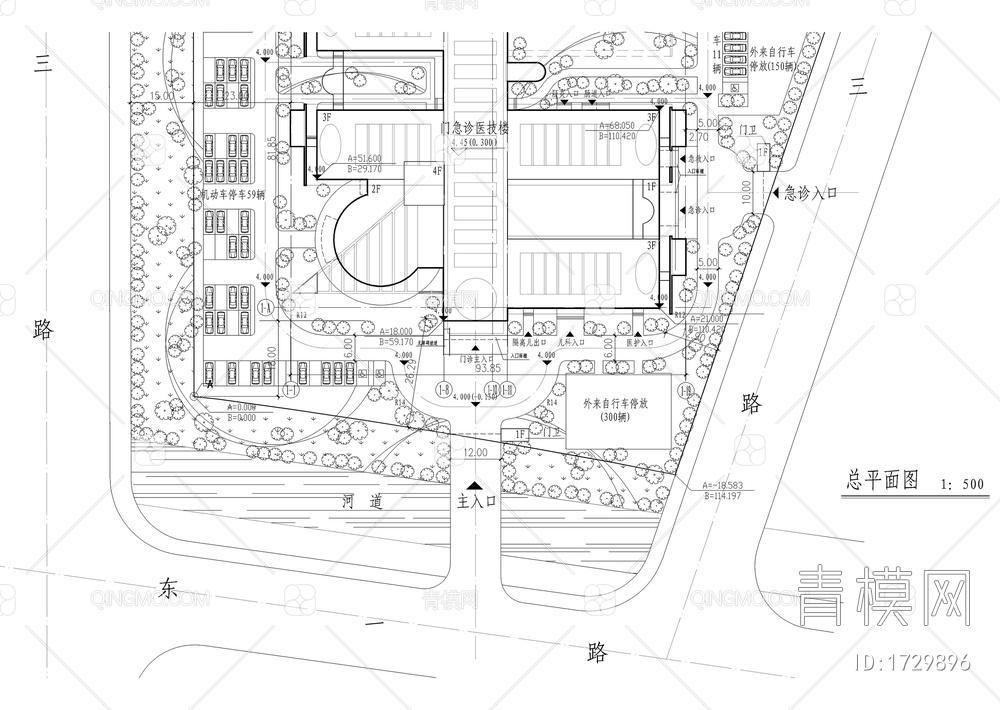 市医院规划平面图