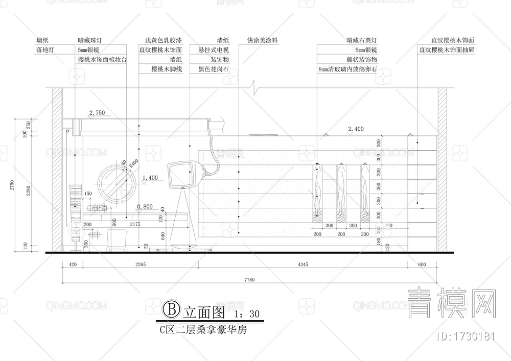 桑拿豪华房装修图