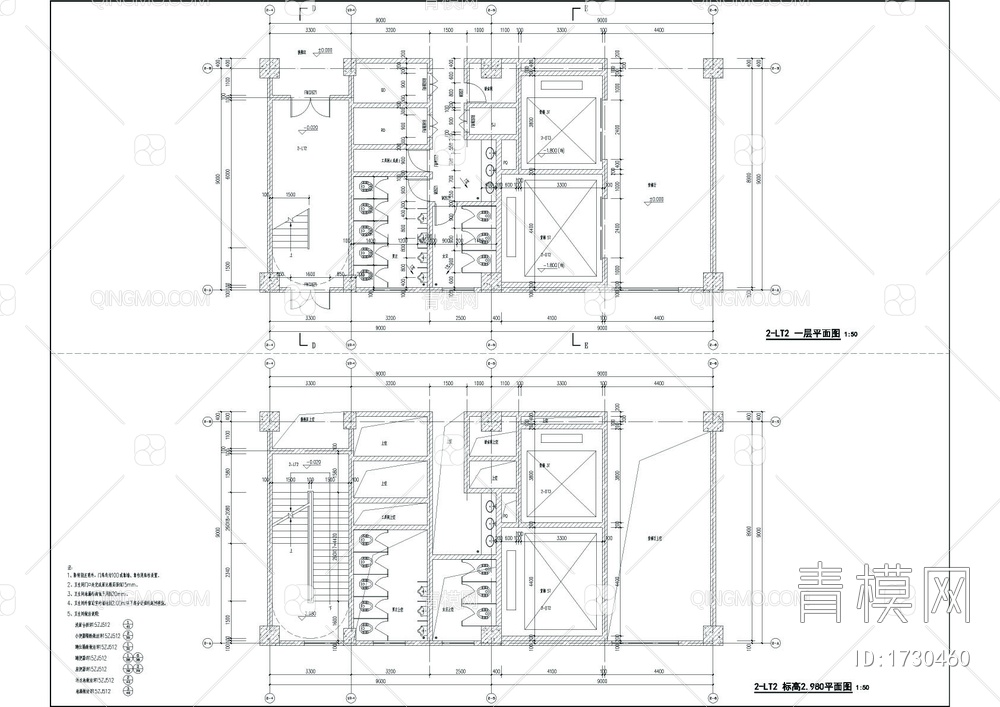 生产厂房建筑CAD图