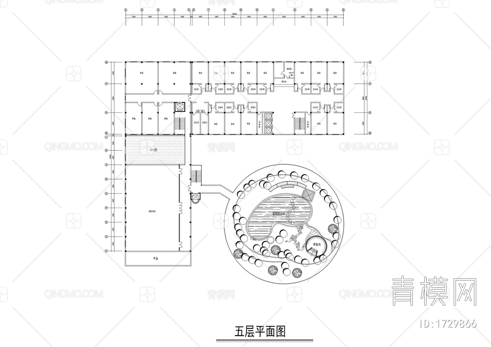 酒店各层平面布置图