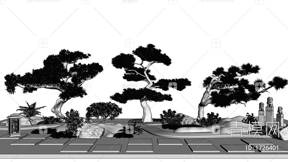 松树 景观树