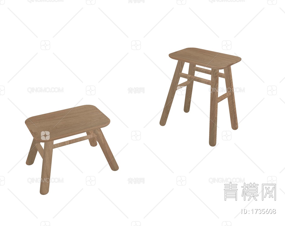 木质小板凳