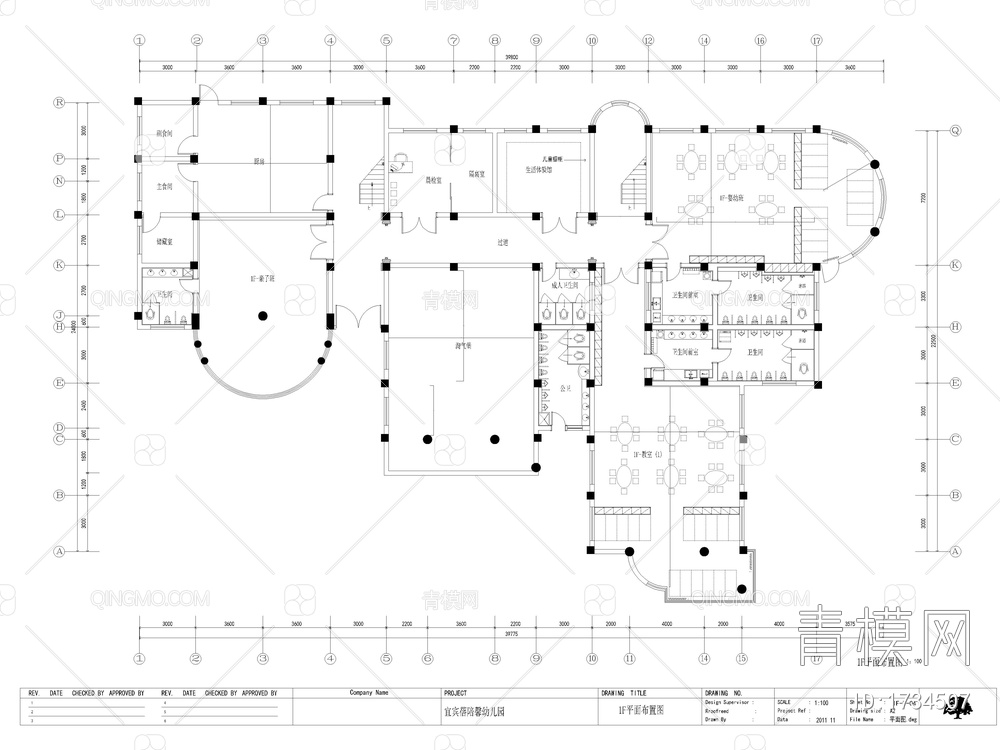 142套幼儿园室内建筑CAD方案