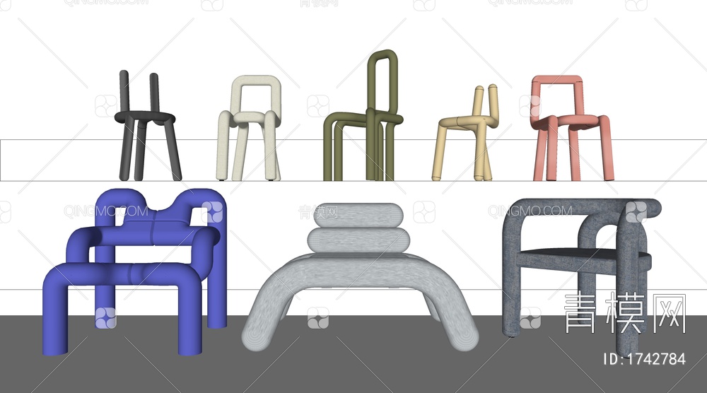 金属休闲椅凳
