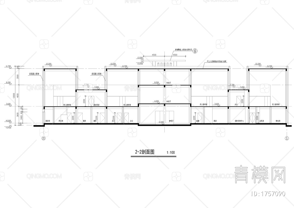 环形会所建筑图