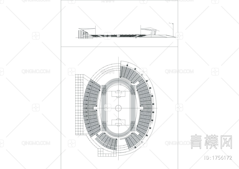 体育建筑CAD图