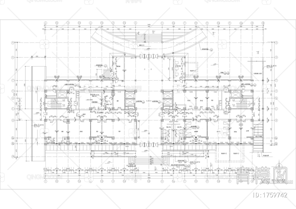 医院病房楼全套建筑图