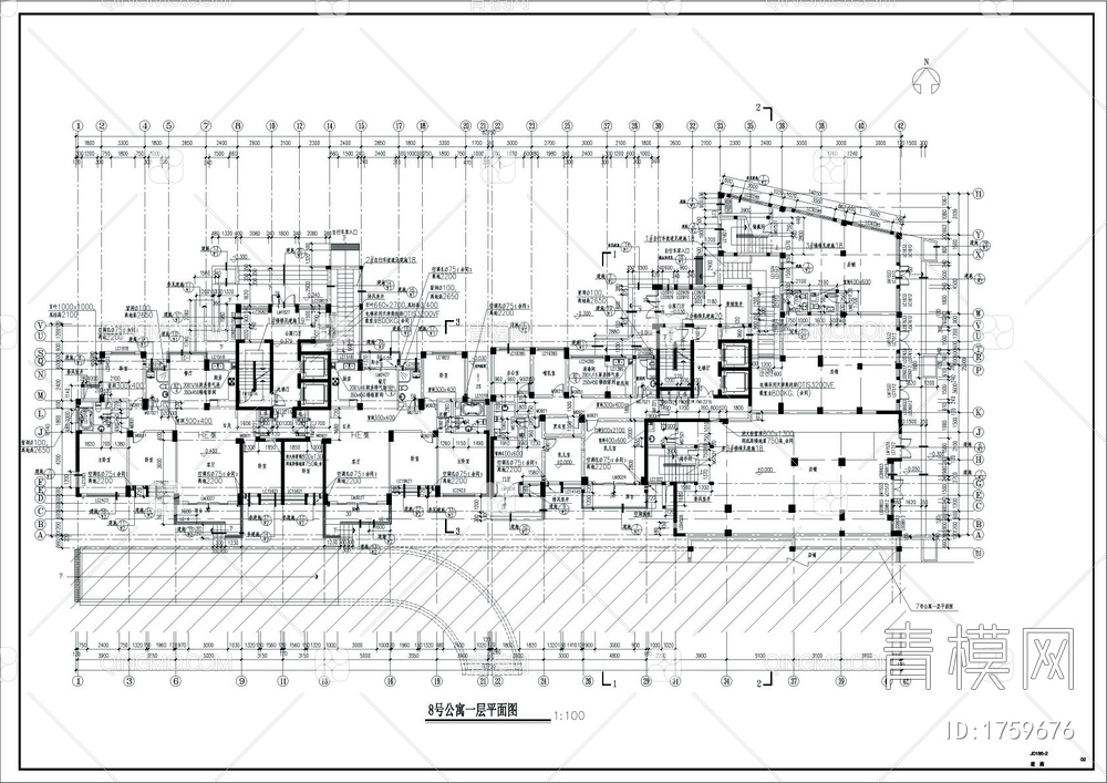 高层公寓住宅建筑施工图（全套）