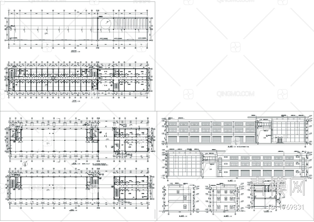 多层厂房建施图