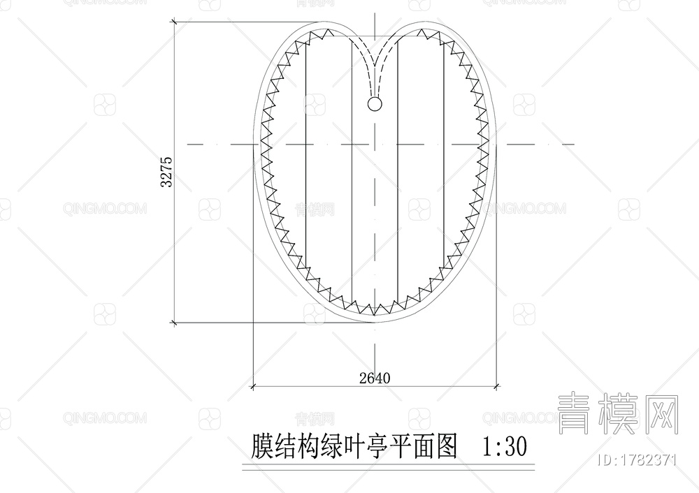 膜结构绿叶亭详图