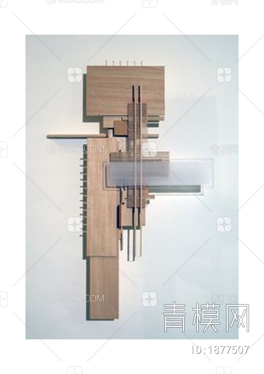 色彩建筑装饰画