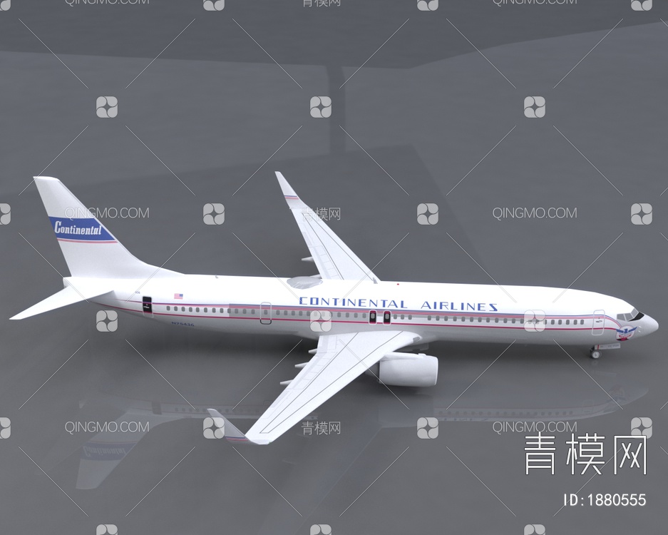 美国联合航空公司波音737飞机简配版
