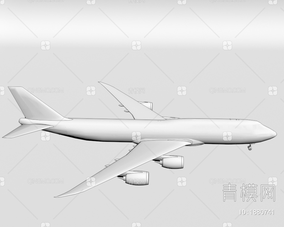 中国国际航空公司波音747客机飞机简配版