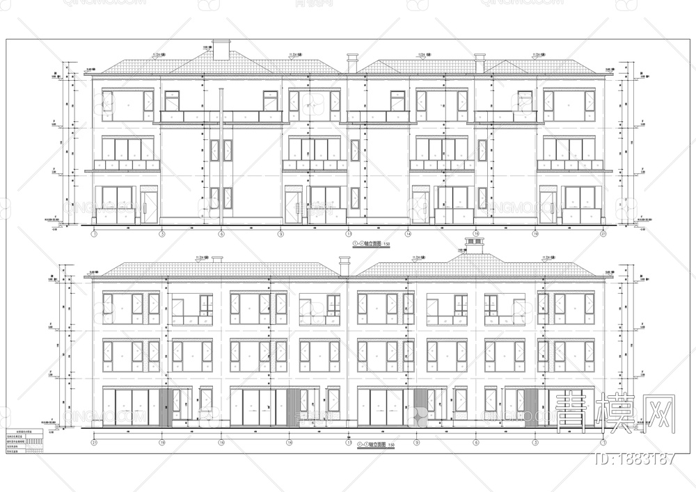 金融街•水土项目三个地块住宅楼全套施工图