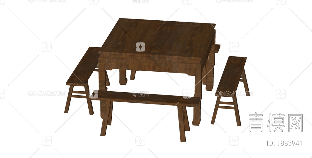 餐桌椅组合 八仙桌