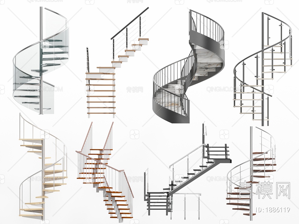 楼梯 旋转楼梯 扶手楼梯 木艺楼梯