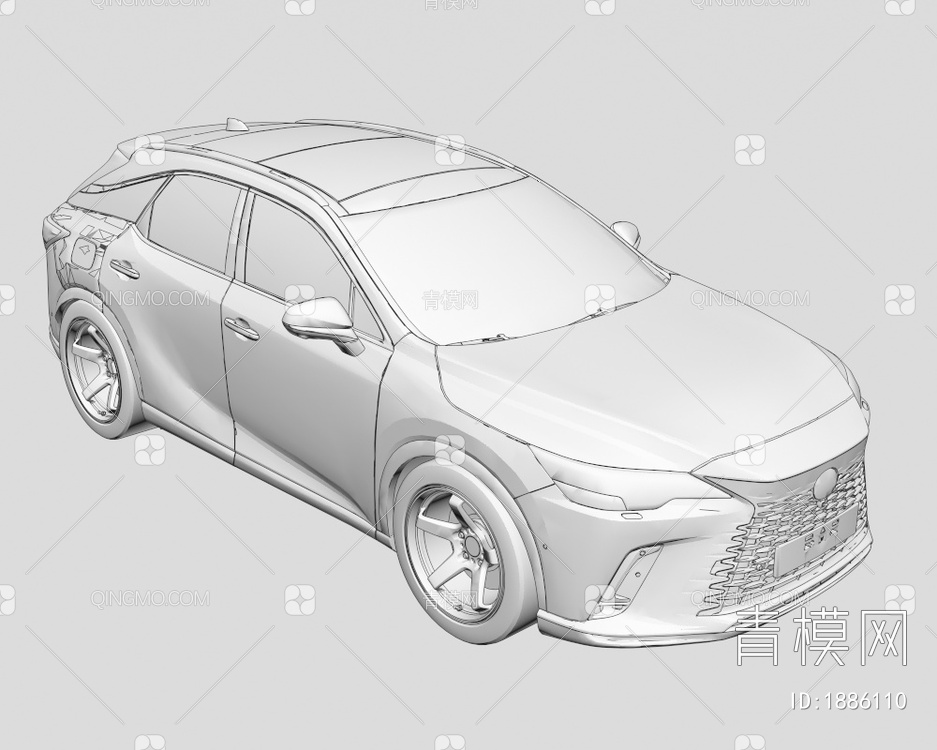 2023款雷克萨斯RX450h新能源SUV汽车简配版