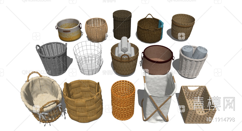 洗衣篮 编织篮