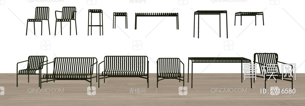 铁艺桌椅组合