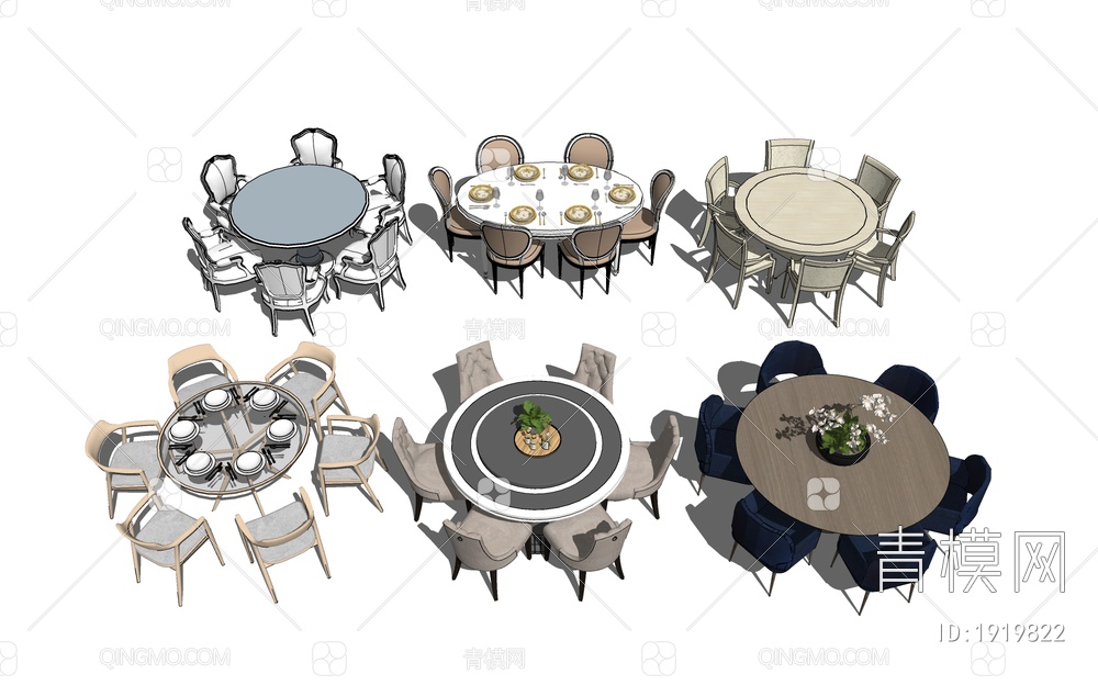 婚礼圆桌 酒席餐桌