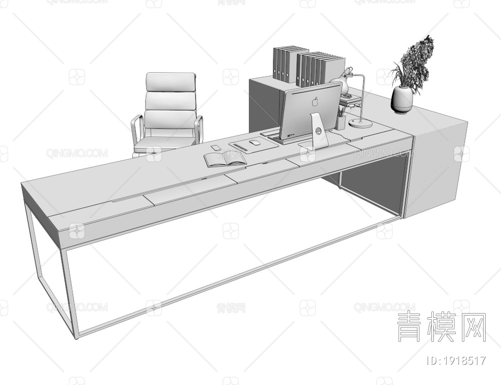 办公桌椅 书柜