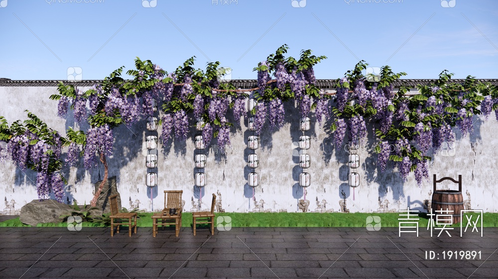 紫藤萝庭园