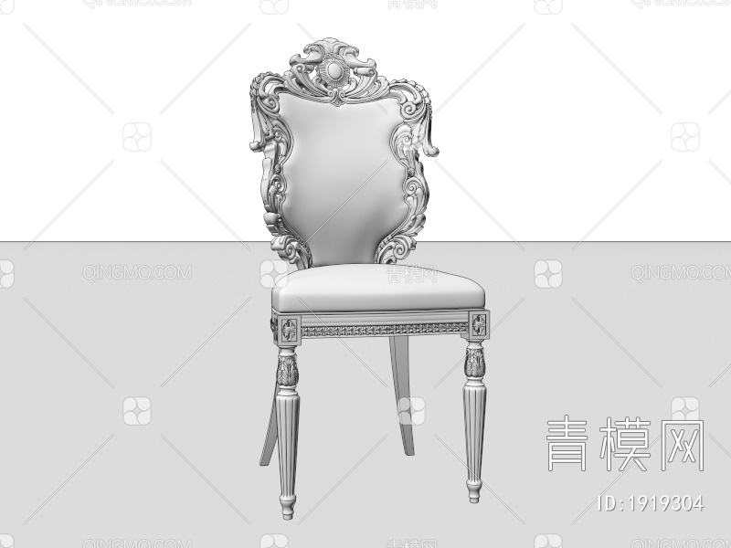 雕花餐椅