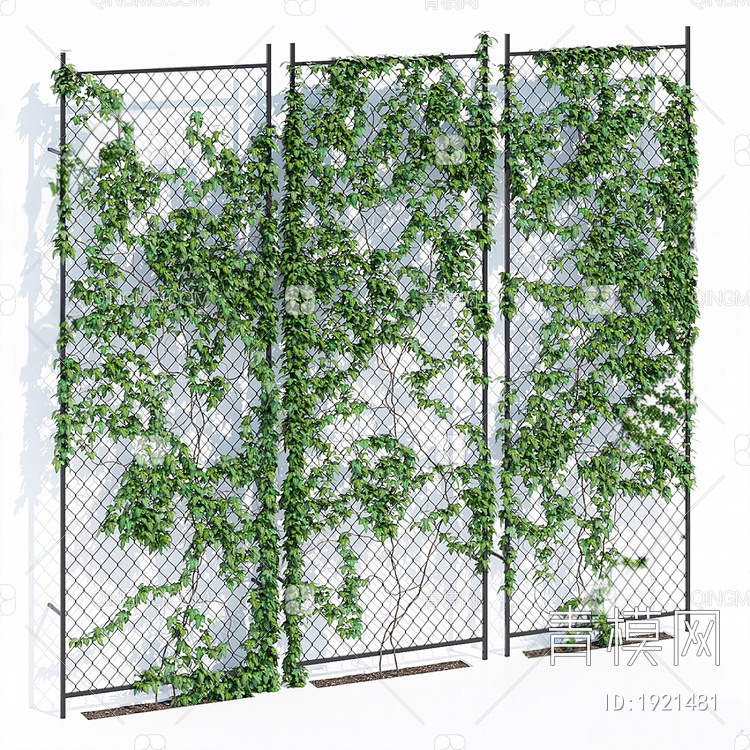 藤蔓绿植墙 植物墙 钢板网