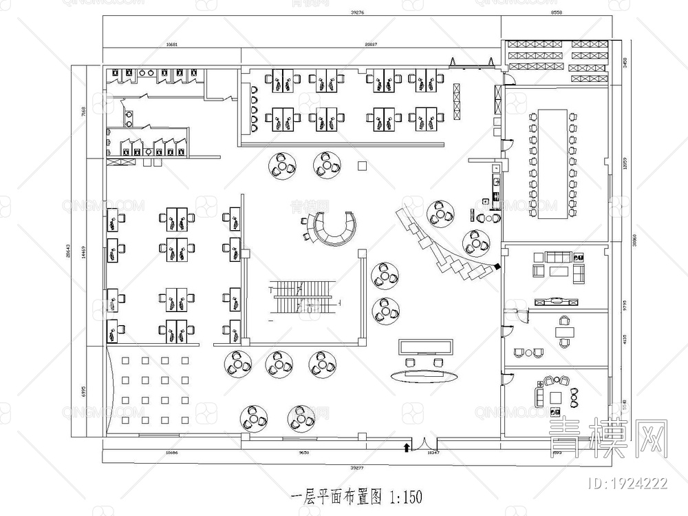 办公室平面布置图