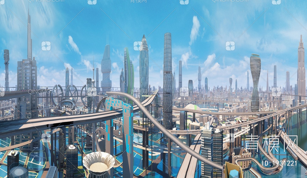科幻未来城市_未来建筑