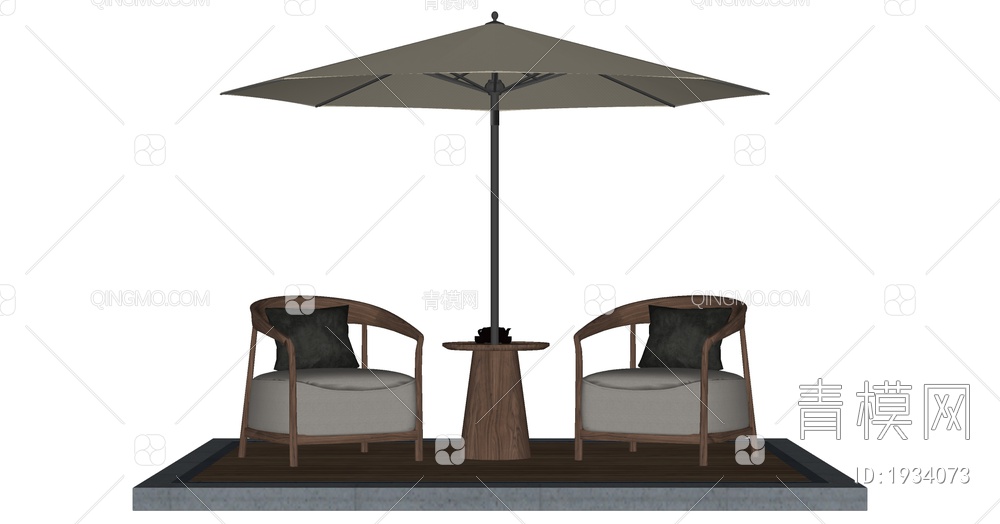 休闲桌椅 遮阳伞