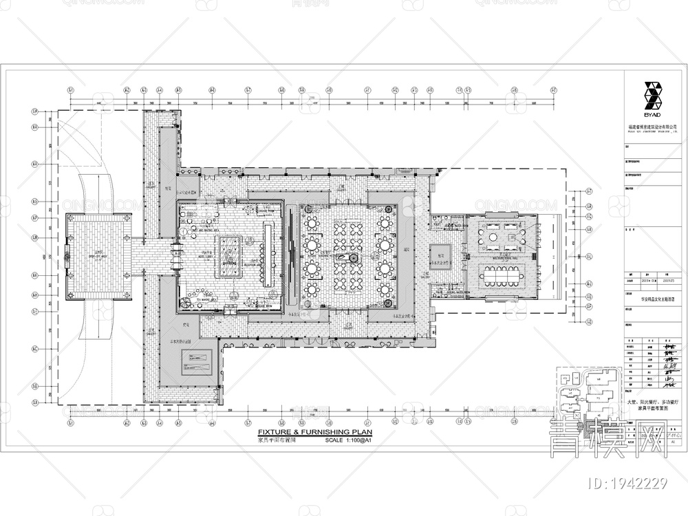 福建漳州民宿酒店丨高清效果图+全套施工图CAD