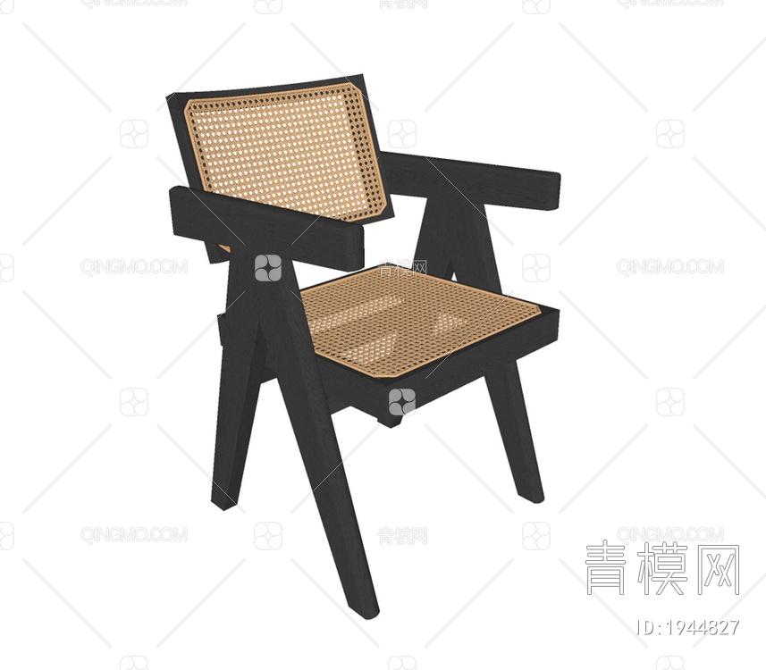 藤编单椅