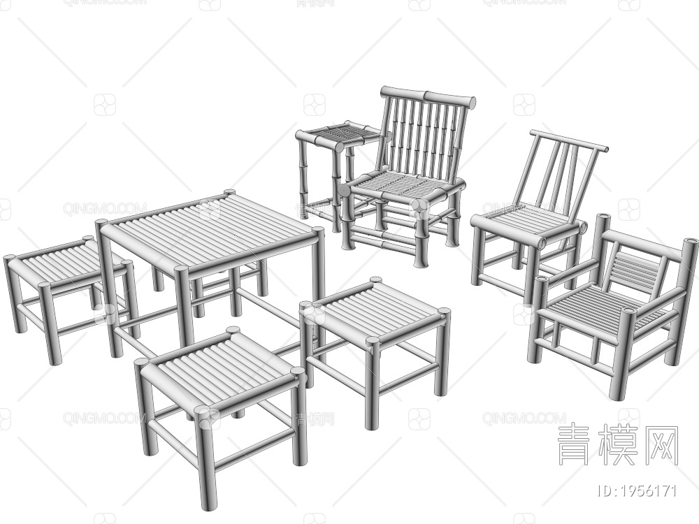 竹椅，凳子，休闲桌椅