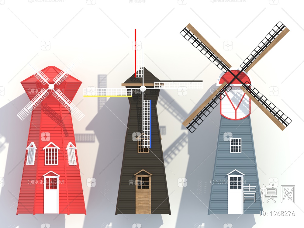 网红风车，荷兰风车
