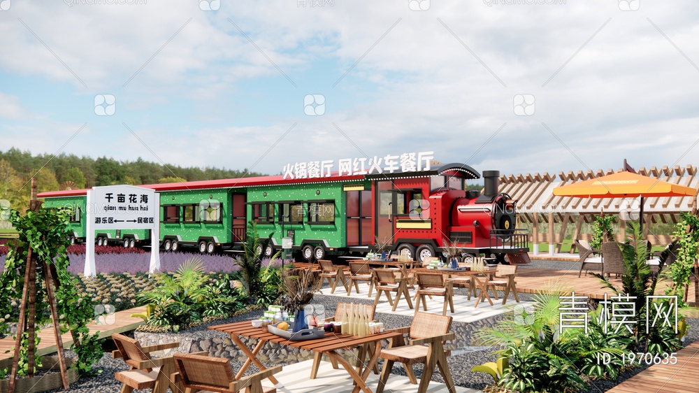 火车车厢餐厅