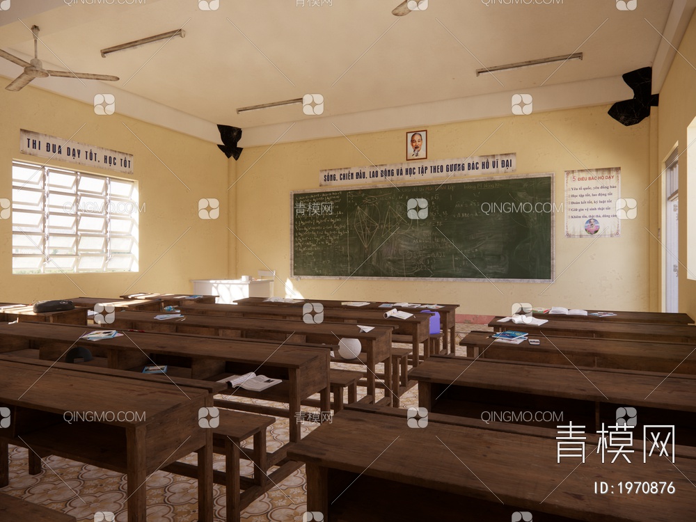 怀旧学校教室