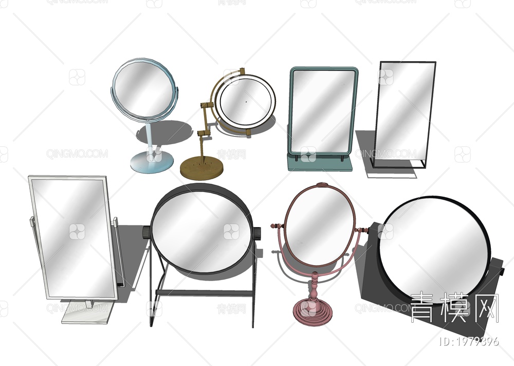 桌面化妆镜 装饰镜