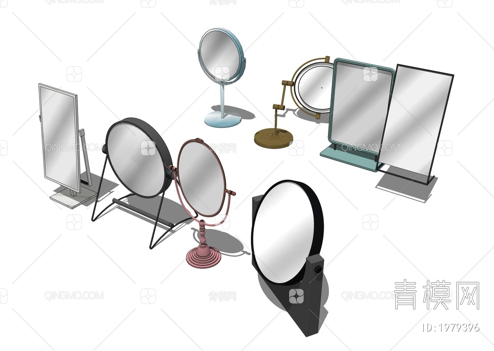 桌面化妆镜 装饰镜