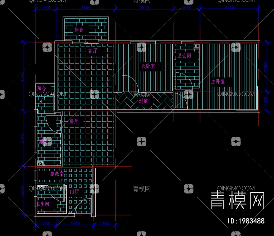 室内家居设计CAD施工图