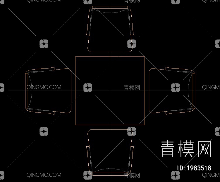 办公桌、会议桌、沙发、电器CAD素材图