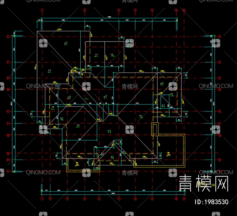 16套别墅建筑设计CAD图纸