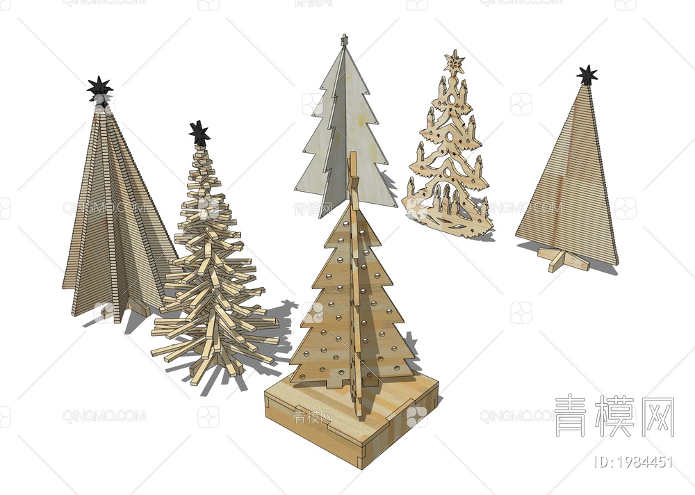 木制圣诞树